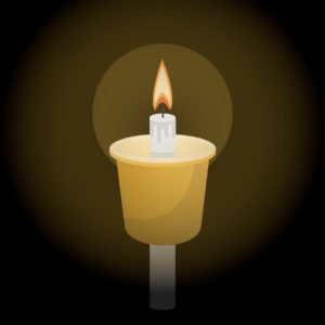 촛불집회 시위 일러스트
