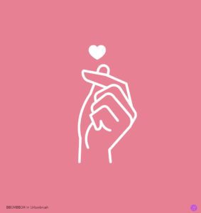 손가락 하트 사랑