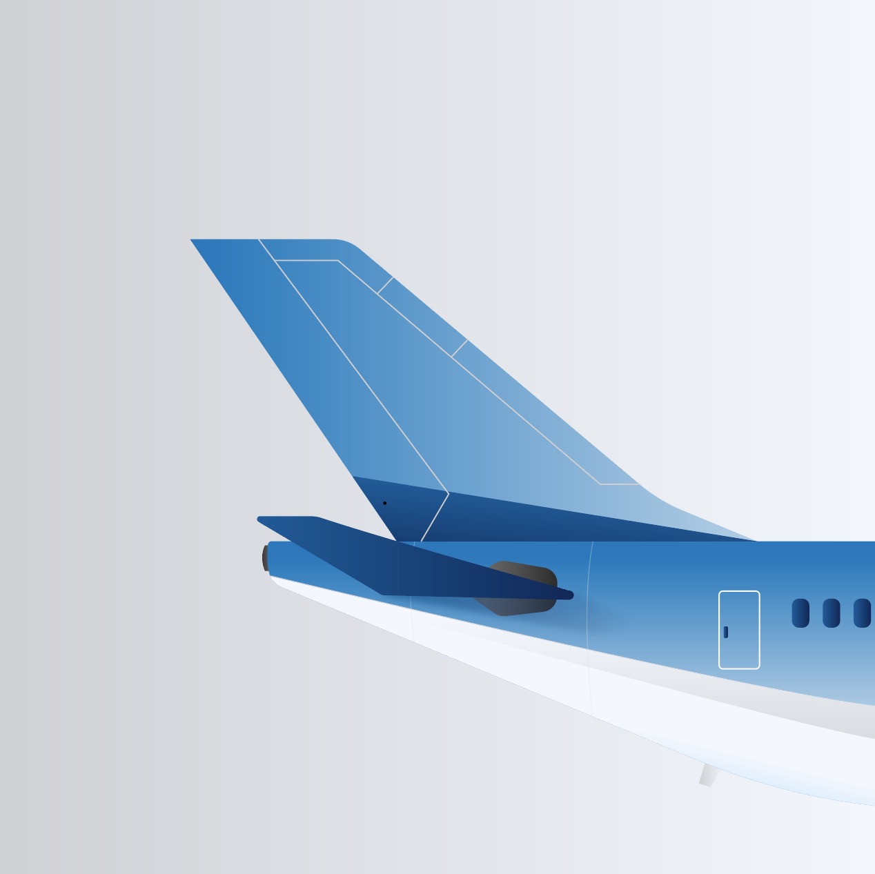 비행기 꼬리 날개