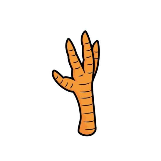 닭발 일러스트 ai