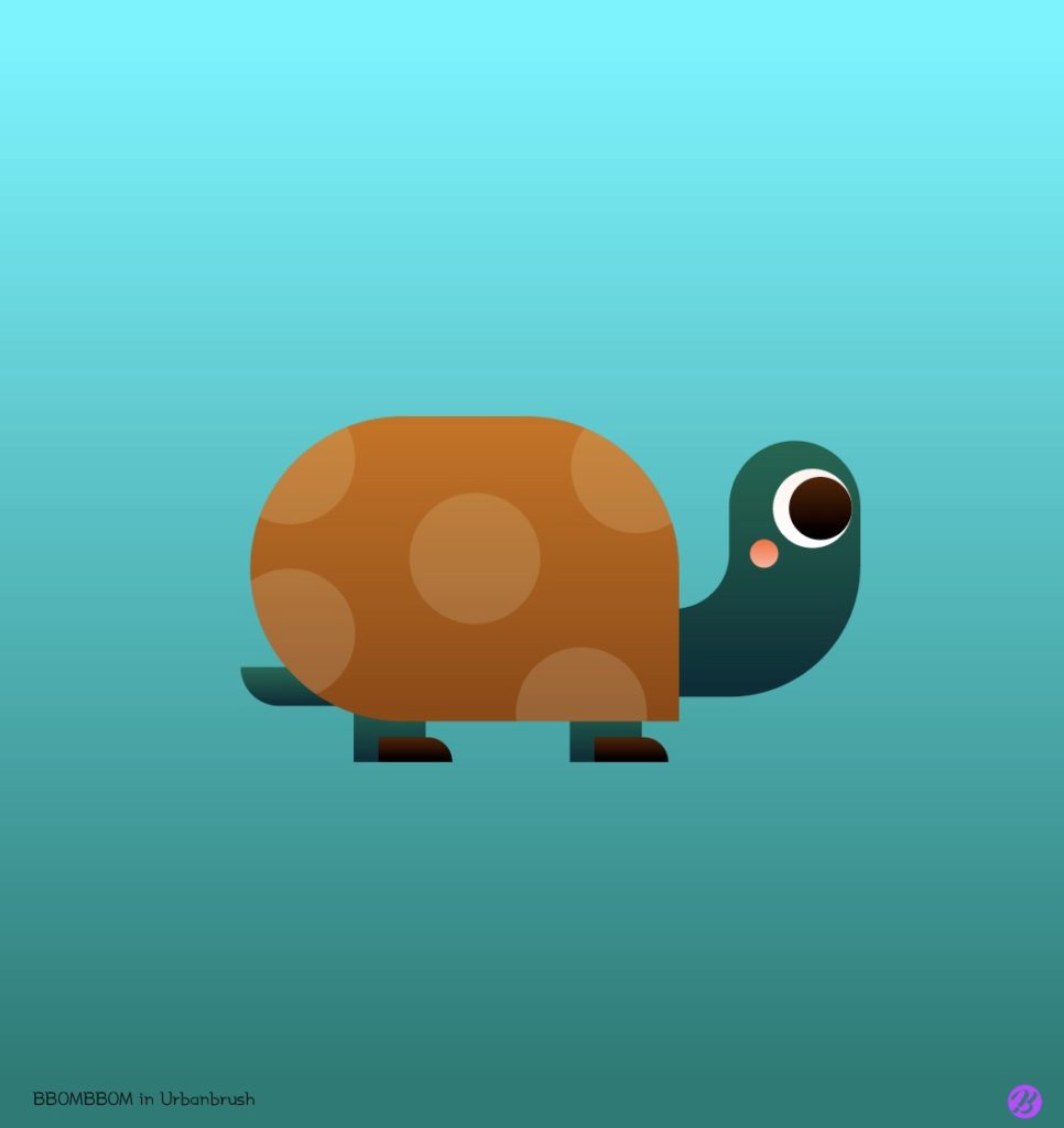 거북이 캐릭터 디자인