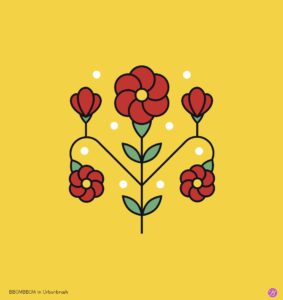 꽃 패턴 디자인