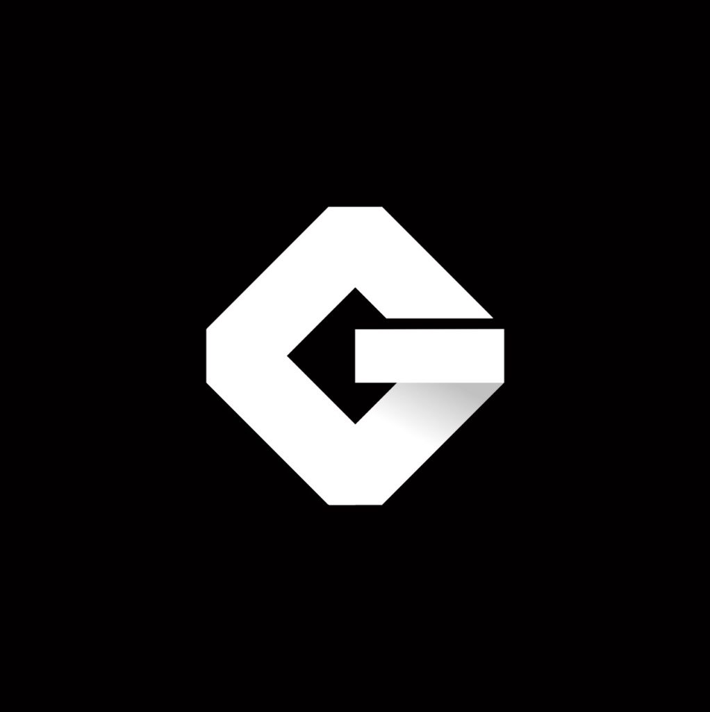 마름모 G 로고
