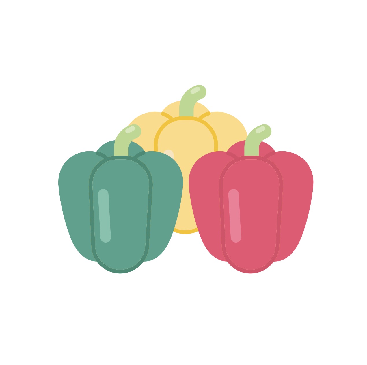 피망 파프리카 일러스트