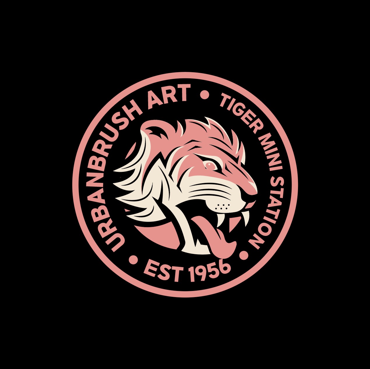 호랑이 마스코트 로고