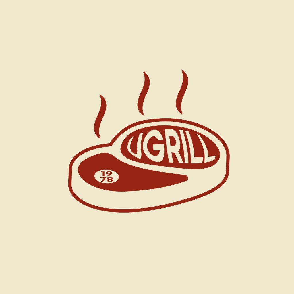 바베큐 스테이크 로고