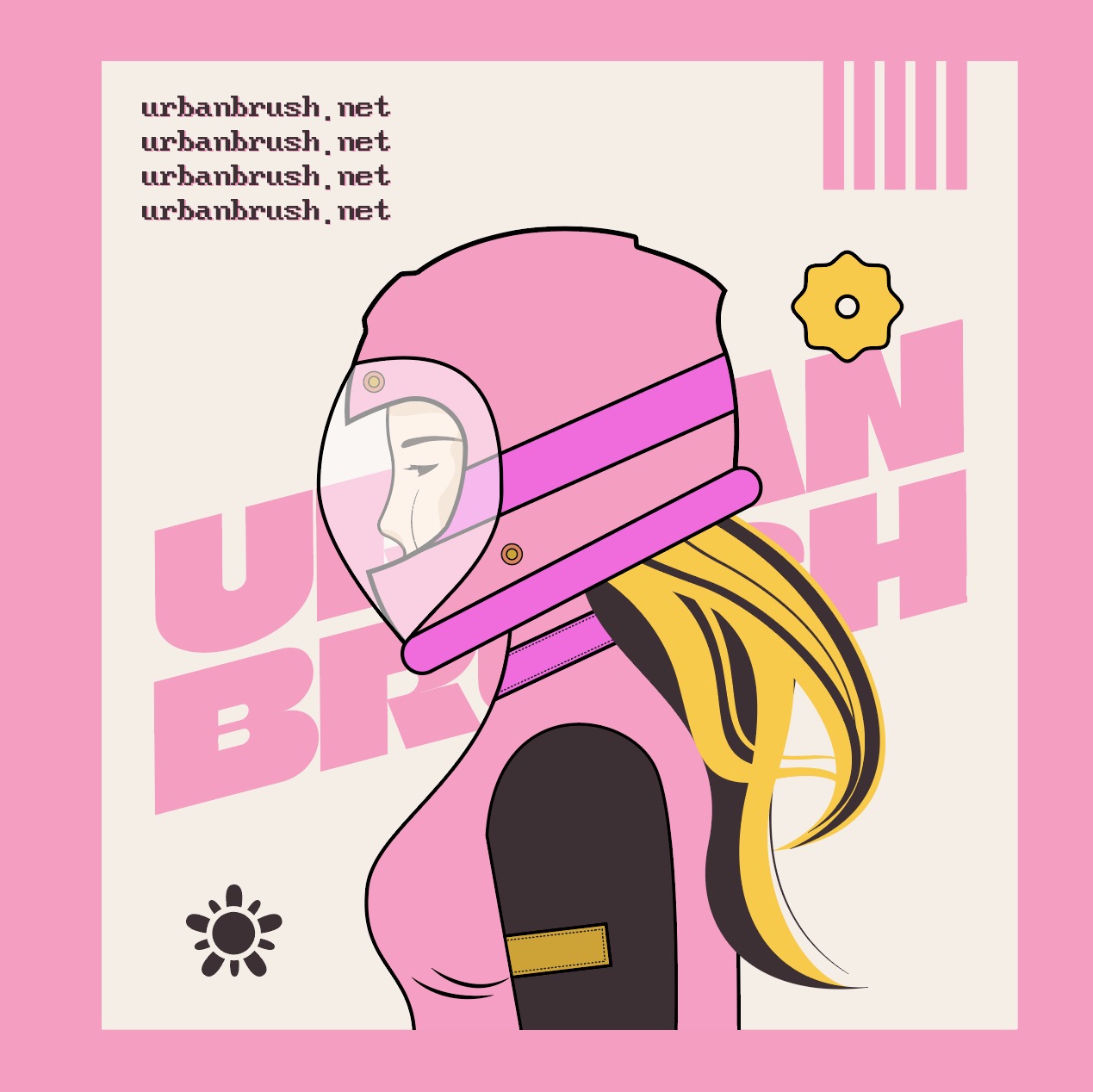 시티팝 오토바이 여성