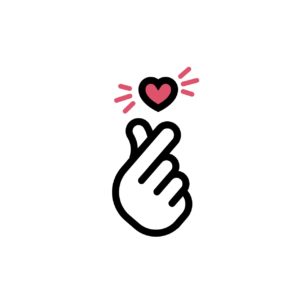 손가락 하트 손하트