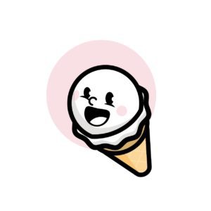 아이스크림 미소 캐릭터