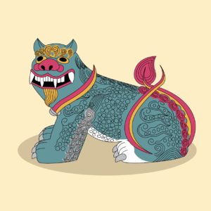 해태 색상 도안