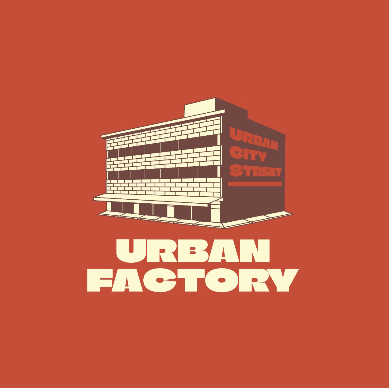 건물 공장 로고