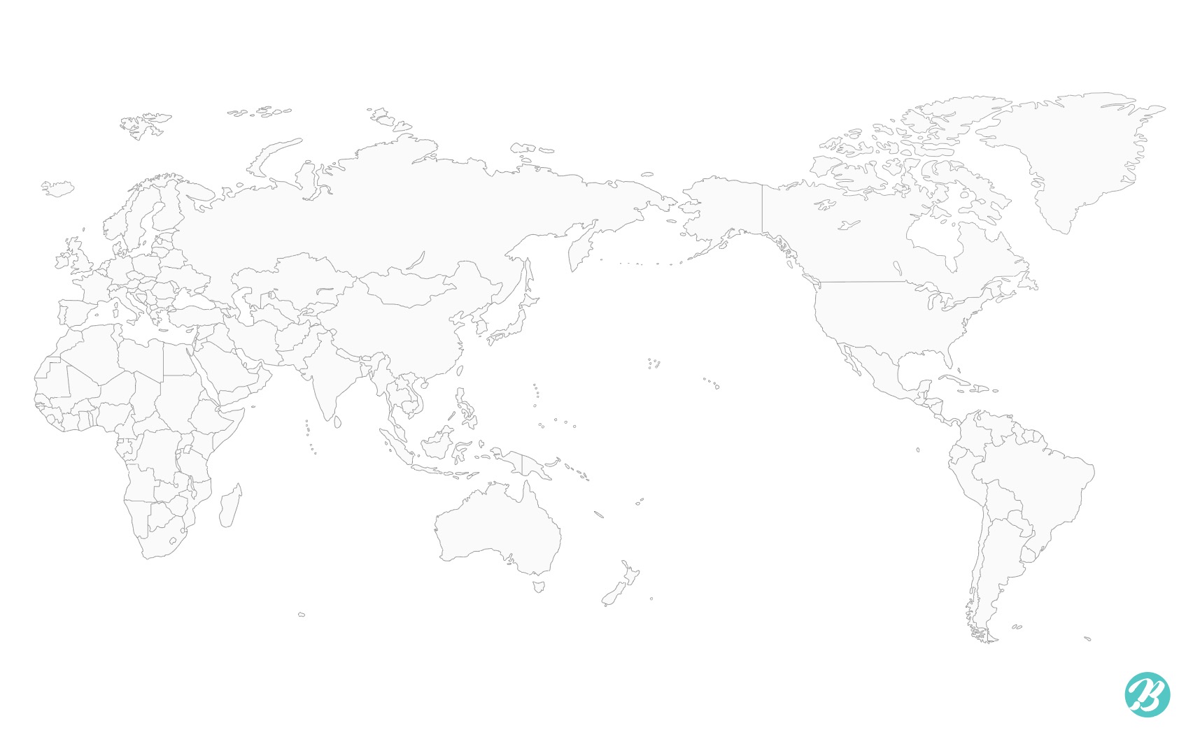 세계지도 국경선 일러스트