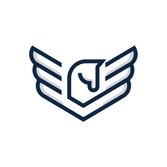 천마 날개 로고