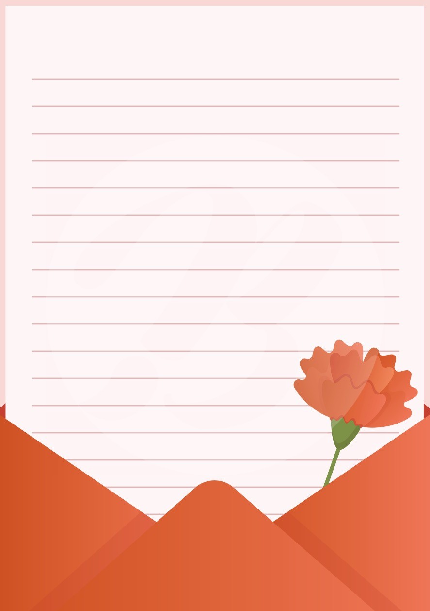 5월 카네이션 편지지