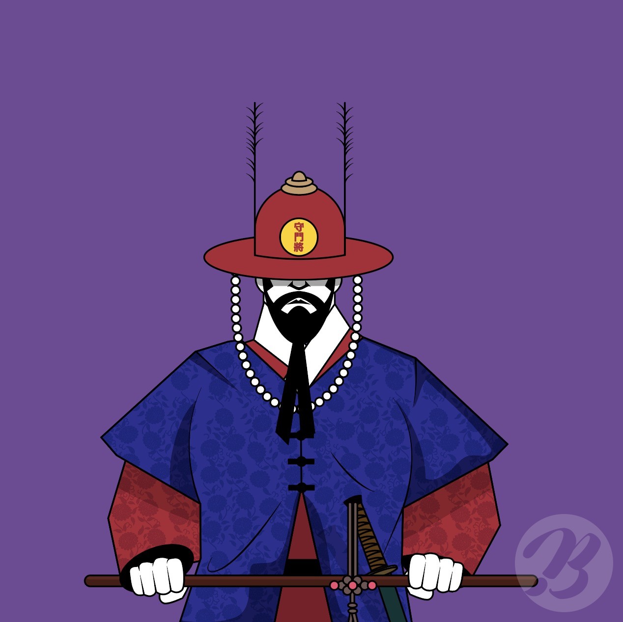 종사관 캐릭터 일러스트