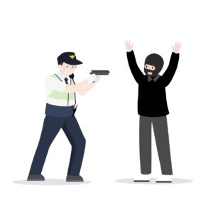 경찰 범죄자 체포