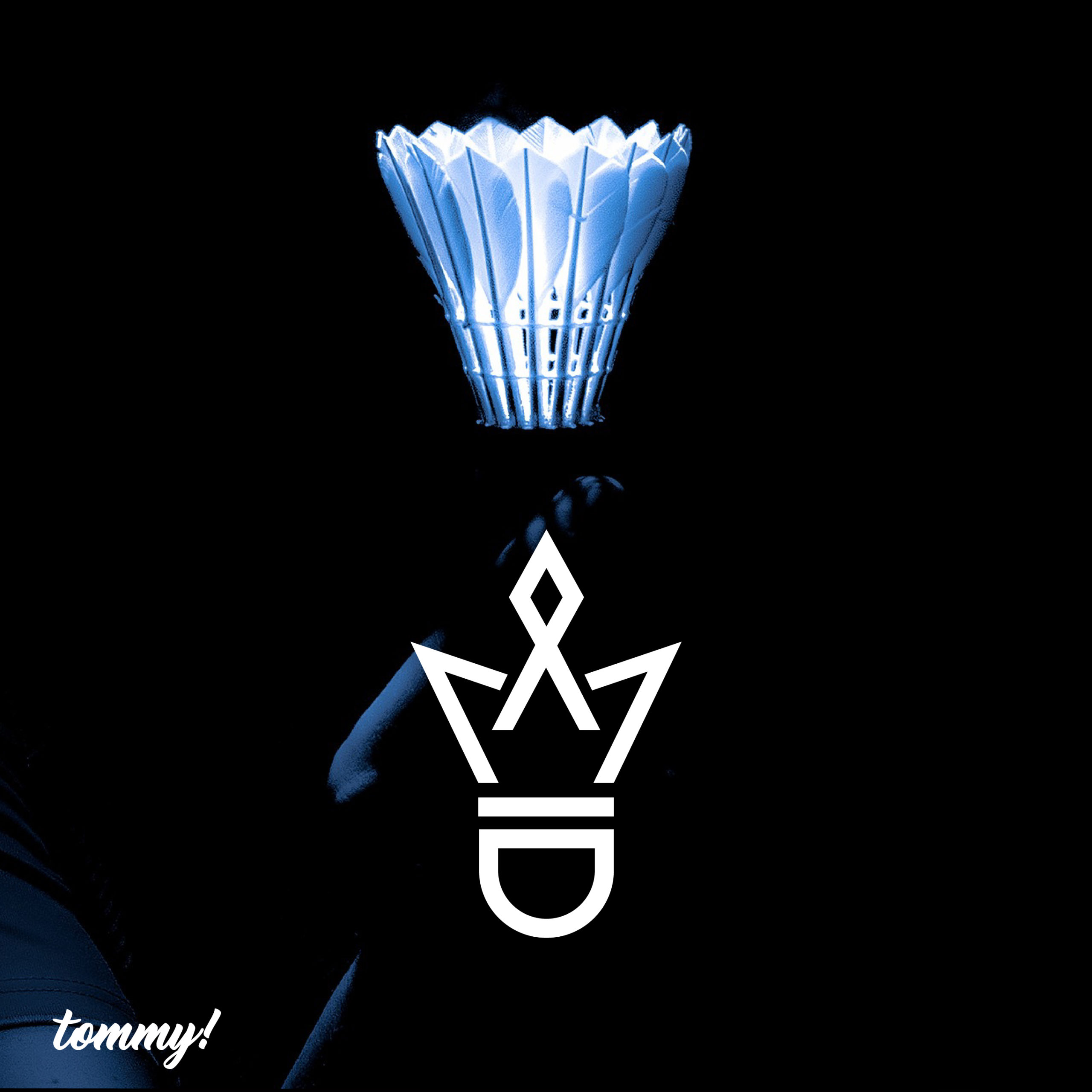 셔틀콕 왕관 배드민턴