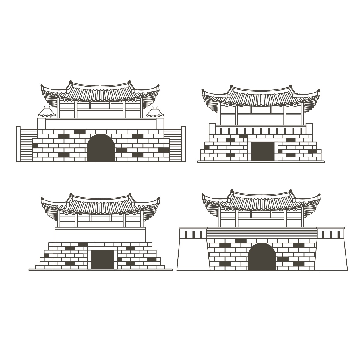 부산 금정산 4대문