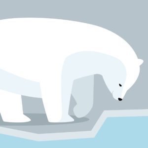 북극곰 물 캐릭터