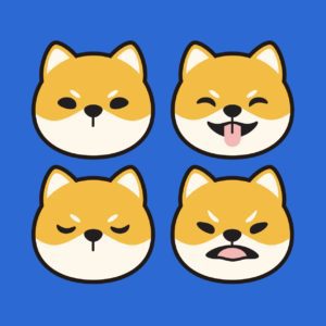 강아지 표정 아이콘