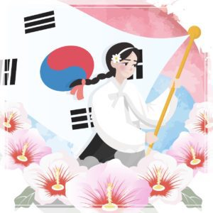 태극기 소녀 독립운동
