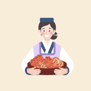 상궁 김치 캐릭터