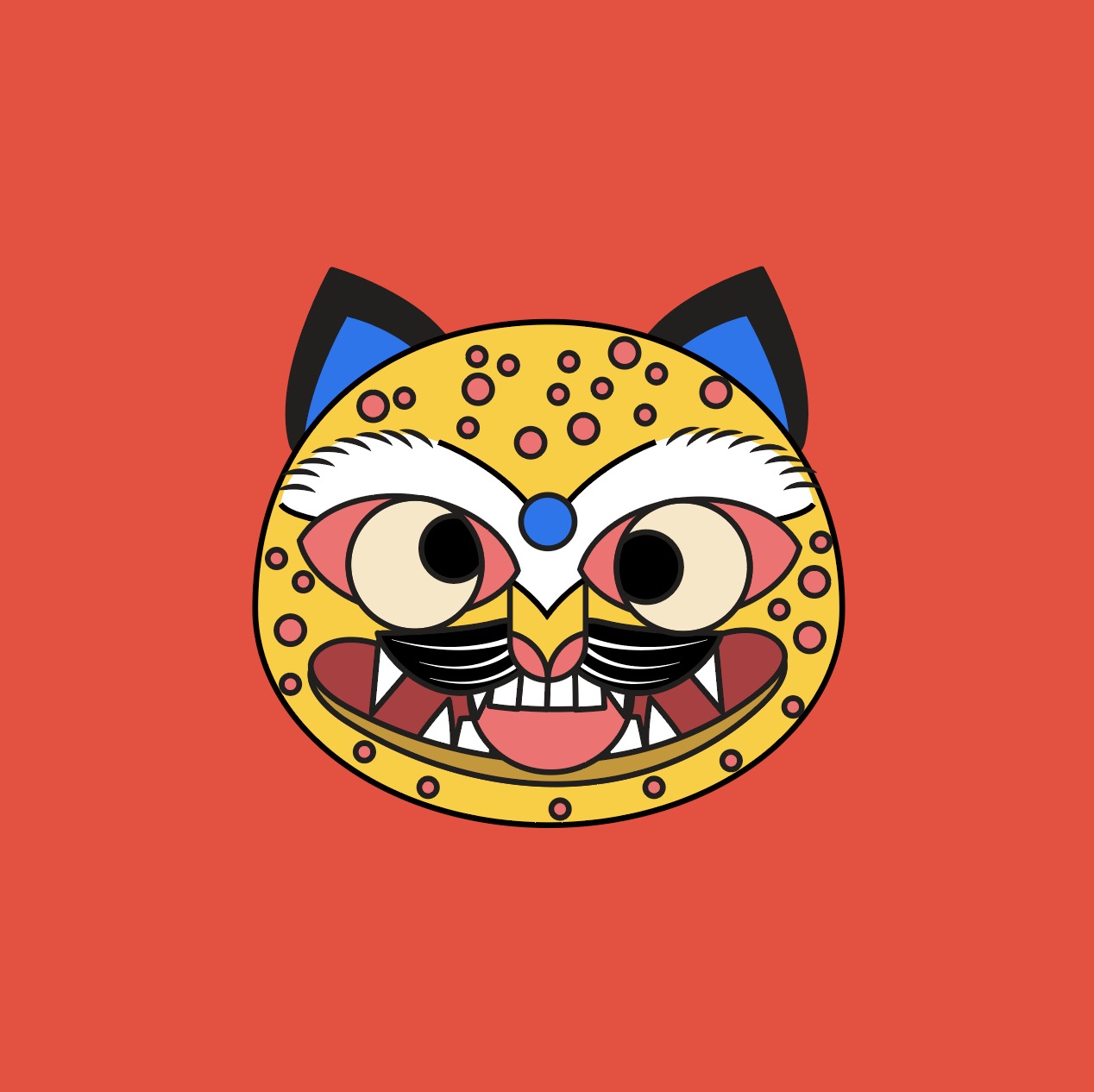 호작도 작호도 호랑이