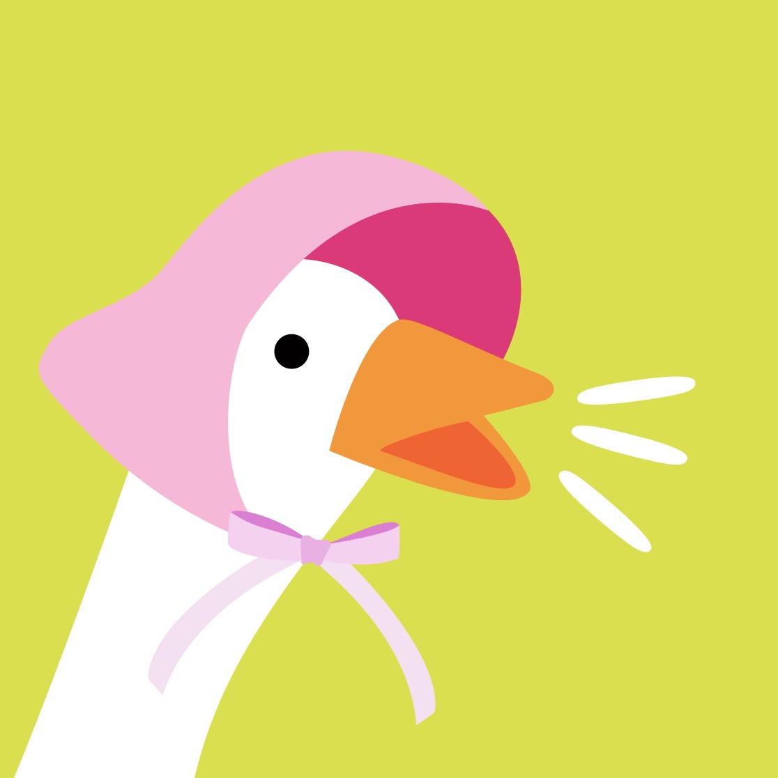 오리 모자 캐릭터