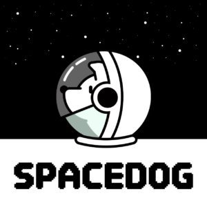 우주 강아지 캐릭터