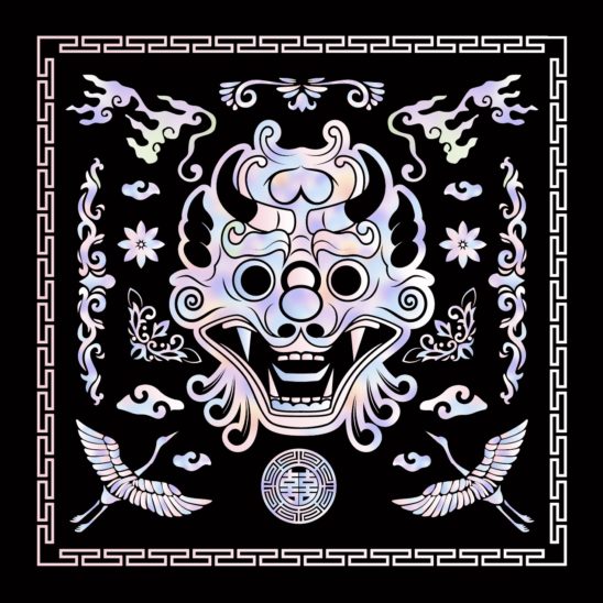 한국 도깨비 나전칠기