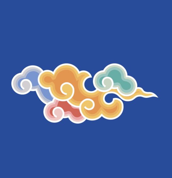 전통 동양 구름