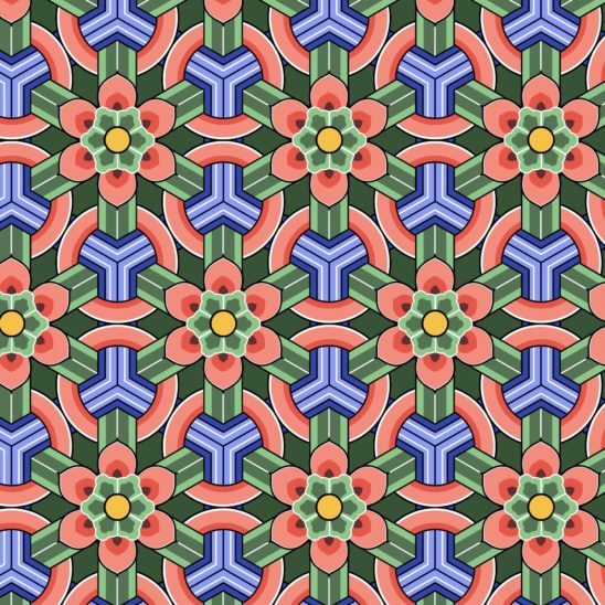 단청 배경 전통