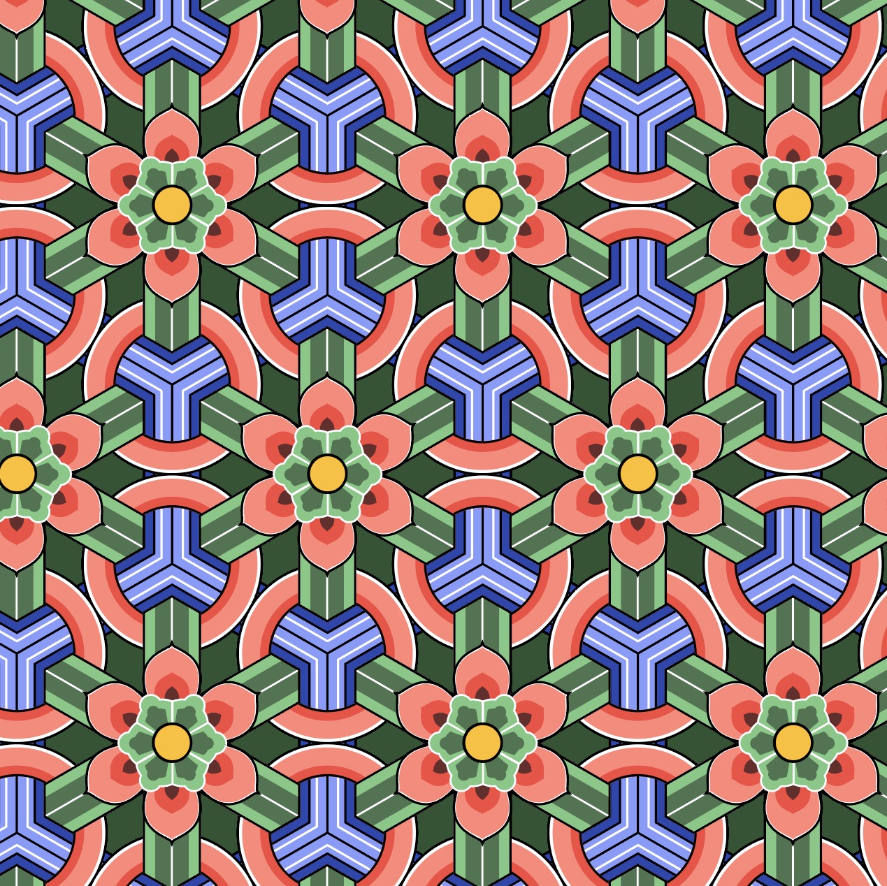 단청 배경 전통