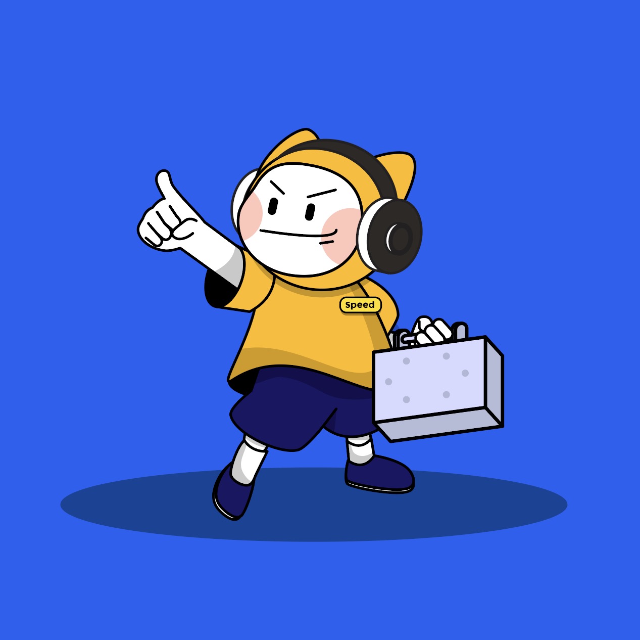 배달 캐릭터 디자인