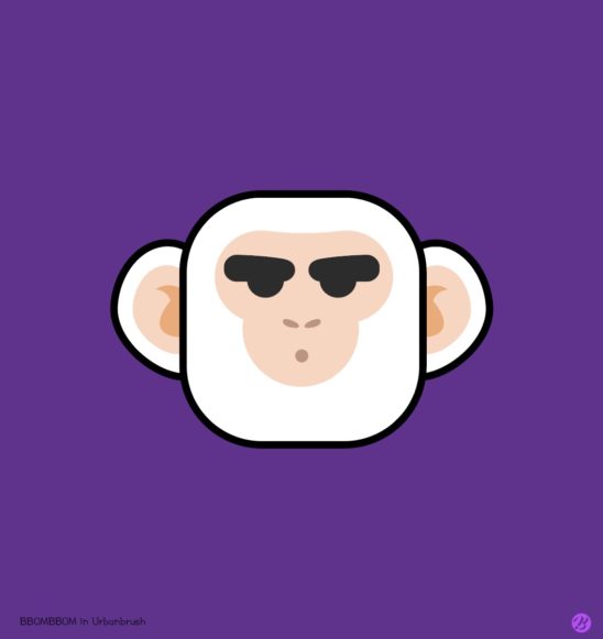 원숭이 얼굴 캐릭터
