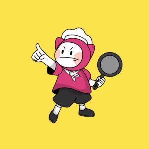 요리사 토끼 캐릭터