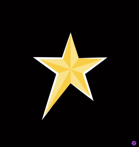 별 비정형 로고