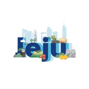 제주 타이포그래피 로고