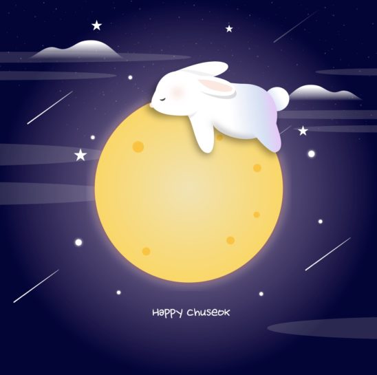 달밤과 잠자는 토끼