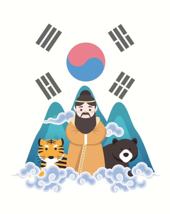 개천절 단군 캐릭터