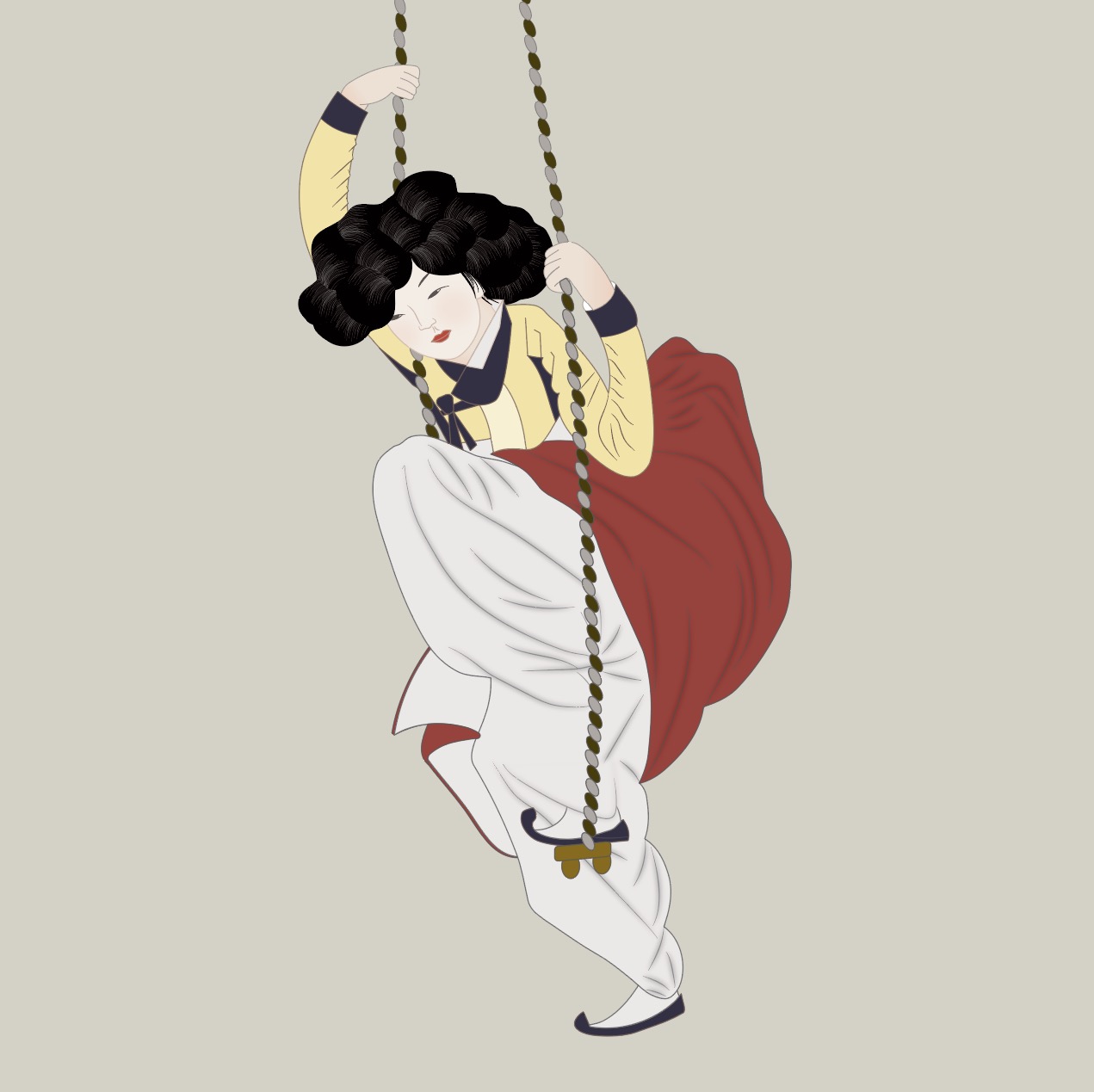 신윤복 풍속화 단오풍정