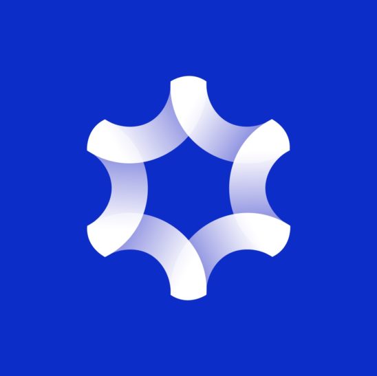 굴곡 육각형 아이콘