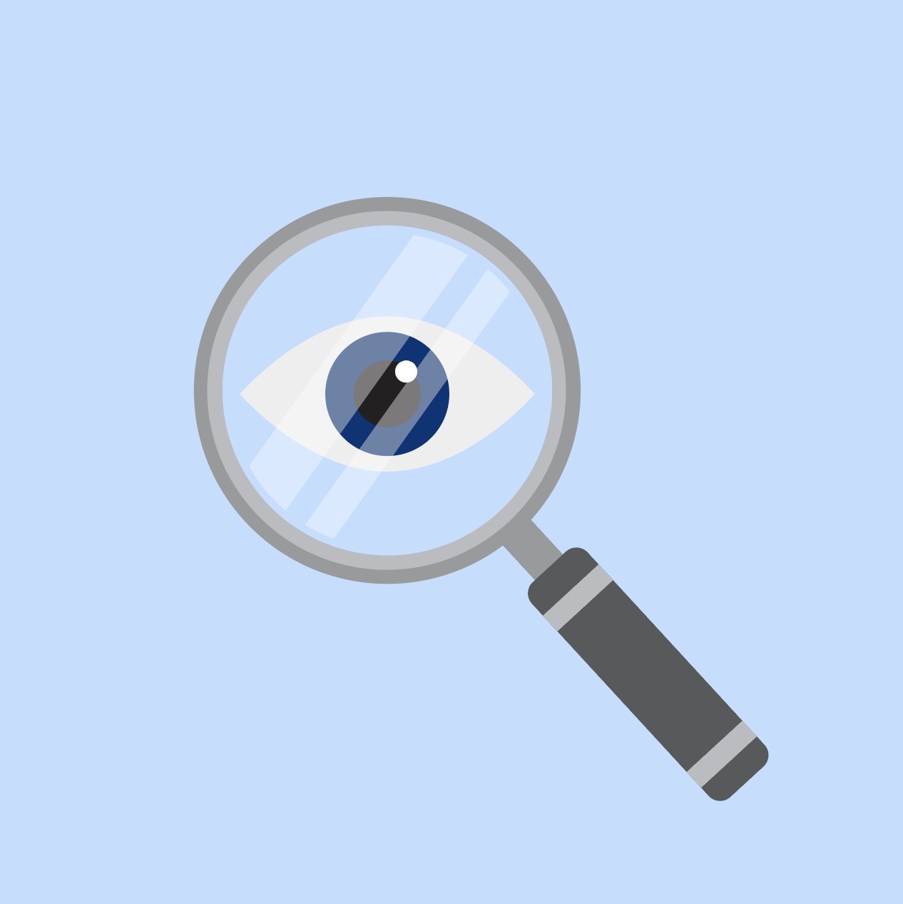 시력 검사 돋보기