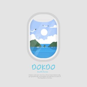 독도 비행기 여행