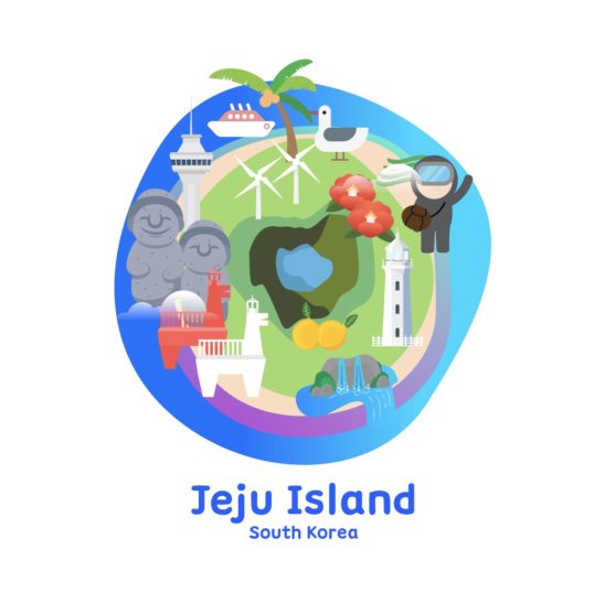 제주도 아이콘 풍경