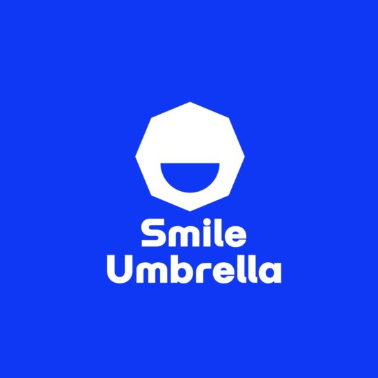 스마일 미소 우산
