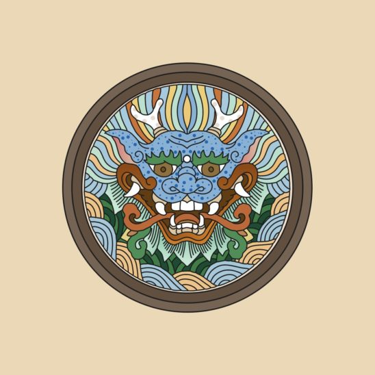 조선 원방패 팽배