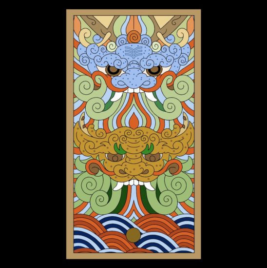 조선군 장방패 도깨비