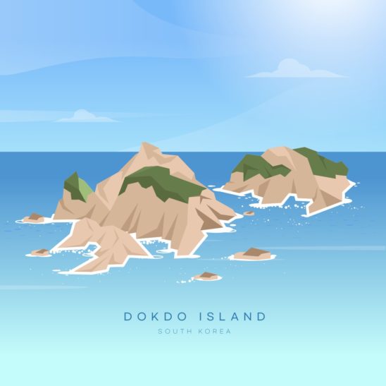 독도 풍경 바다