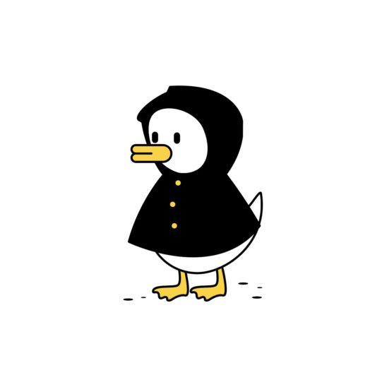 우비 아기 오리